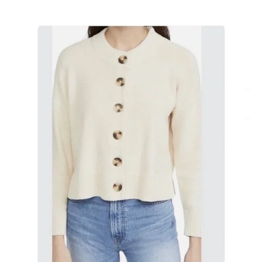 Madewell Broadway Cardigan Cropped Sweater Size Small